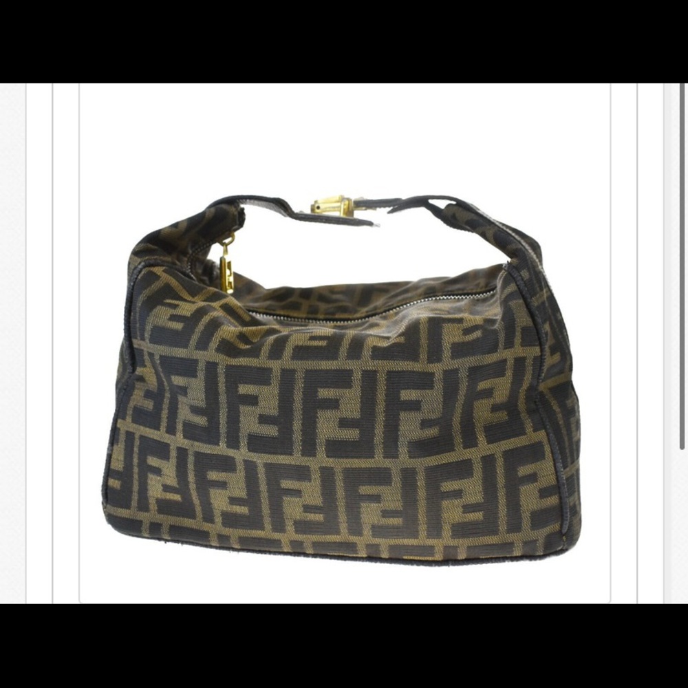 Authentic fendi zucca logo bag